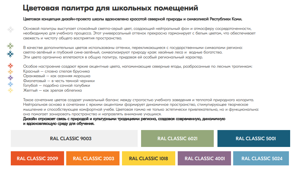 Цветовая палитра конкурса Цветовая палитра конкурса.