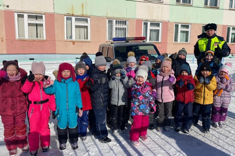 В детских садах Усинска проходят занятия по ПДД.