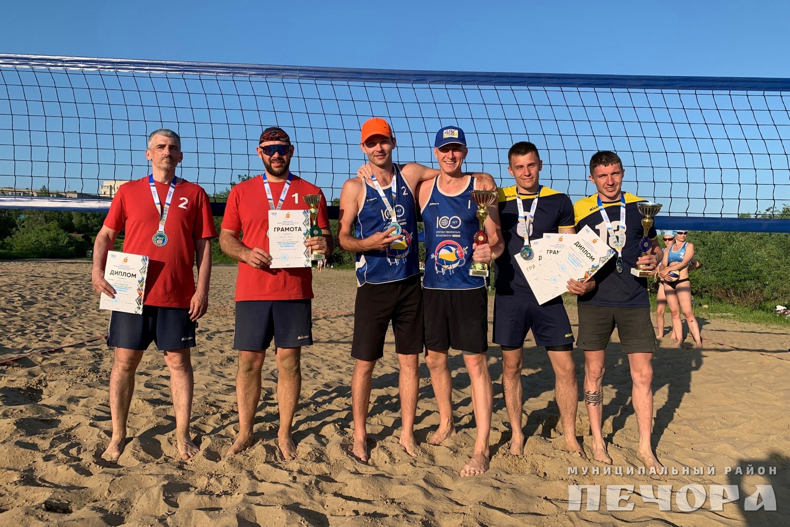 Усинцы стали призерами  Республиканского чемпионата по пляжному волейболу.