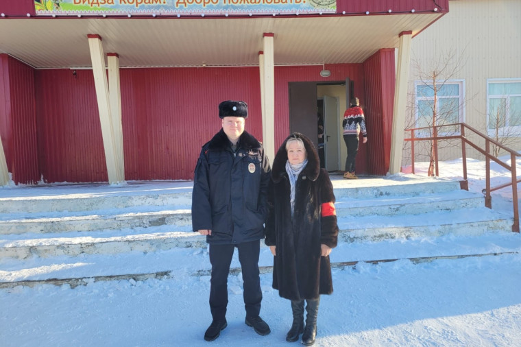 Осуществление охраны общественного правопорядка на территории муниципального округа «Усинск» членами добровольной народной дружины.
