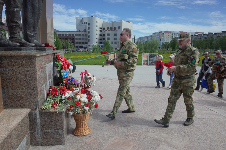 В Усинске отдали дань памяти погибшим ветеранам боевых действий.